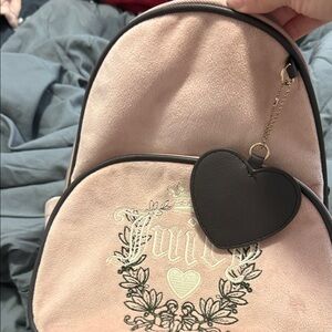 Juicy Couture Blush Backpack with Heart Accent